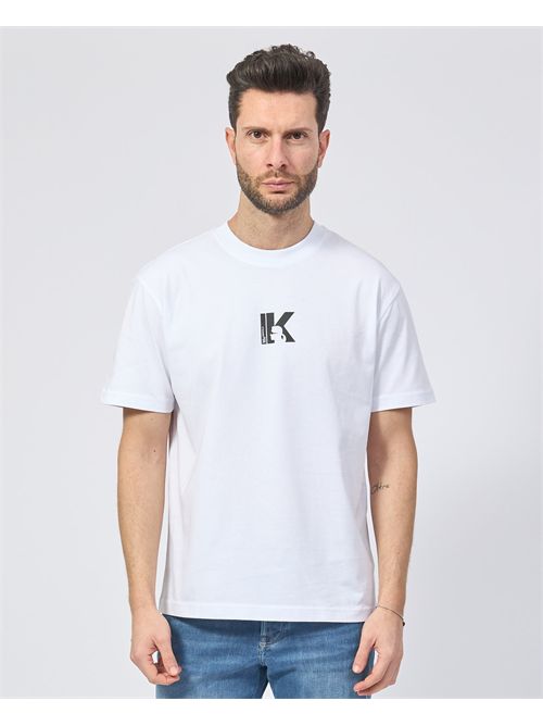 T-shirt girocollo Karl Lagerfeld con logo KARL LAGERFELD | A1M17044100